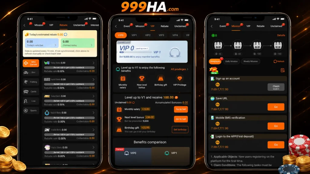 999HA Game promotion and bonus image